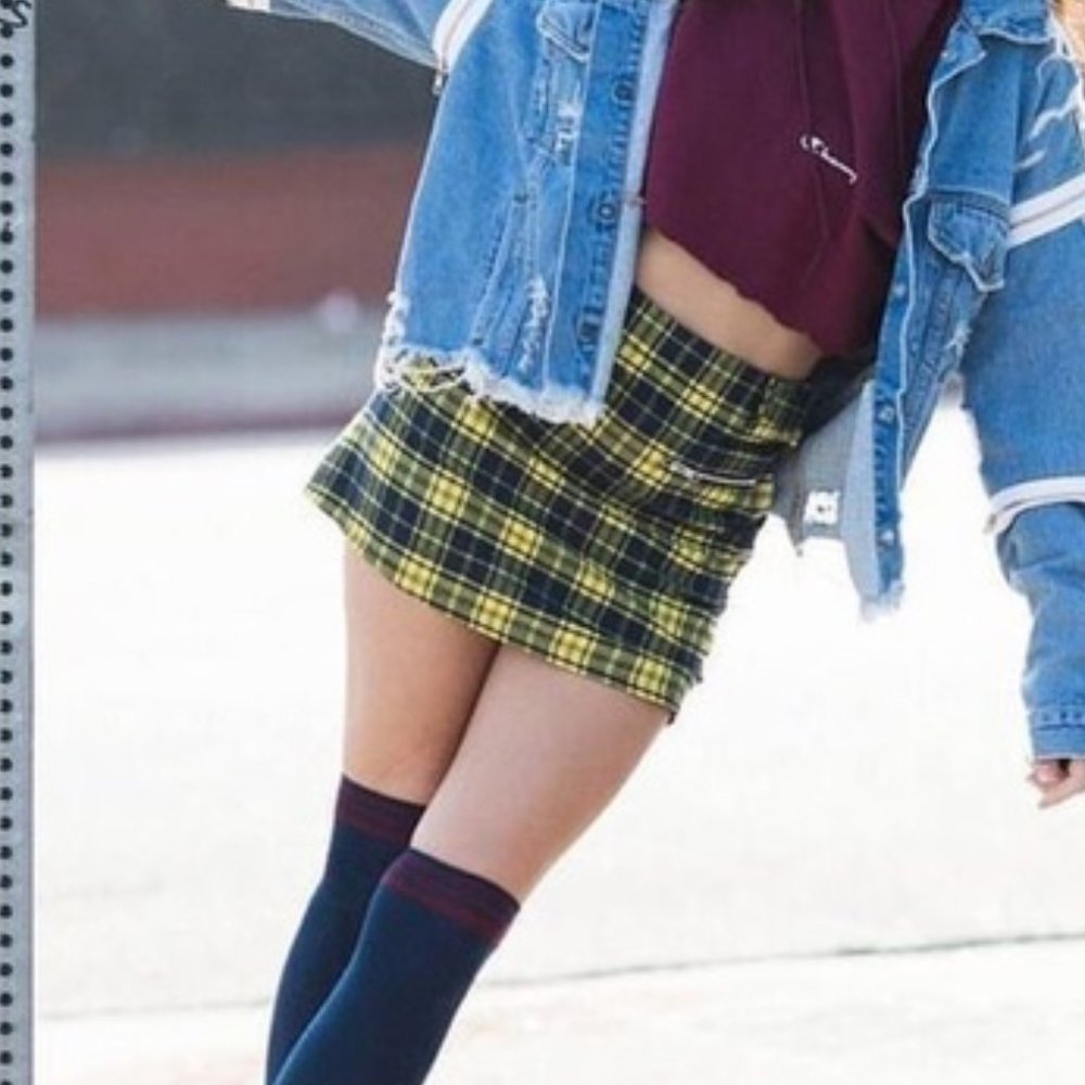 LF Plaid Mini Skirt